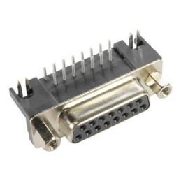 1 pcs : 09682537613 - CONN D-SUB RCPT 15POS R/A SLDR