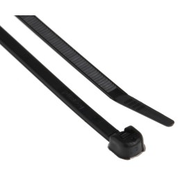 100 pcs - Legrand Cable Tie, 180mm x 3.5 mm, Black Nylon, Pk-100