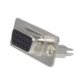 1 pcs : K86X-ED-15S-BR - CONN D-SUB HD RCPT 15P VERT SLDR