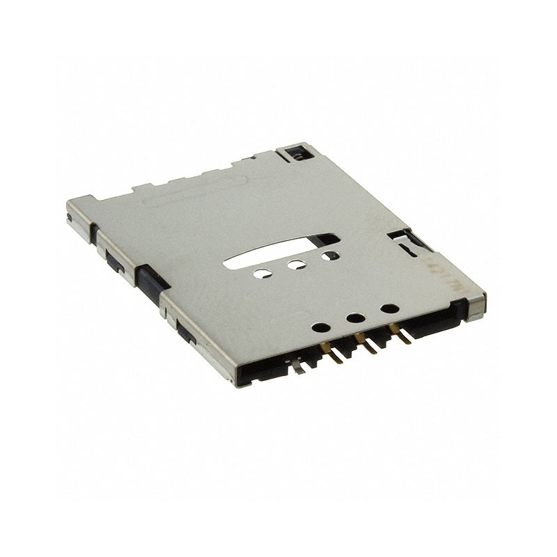 1 pcs : 1981959-1 - CONN MINI SIM CARD PUSH-PUSH R/A