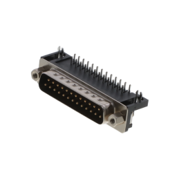1 pcs : K22X-B25P-NJ - CONN D-SUB PLUG 25POS R/A SLDR