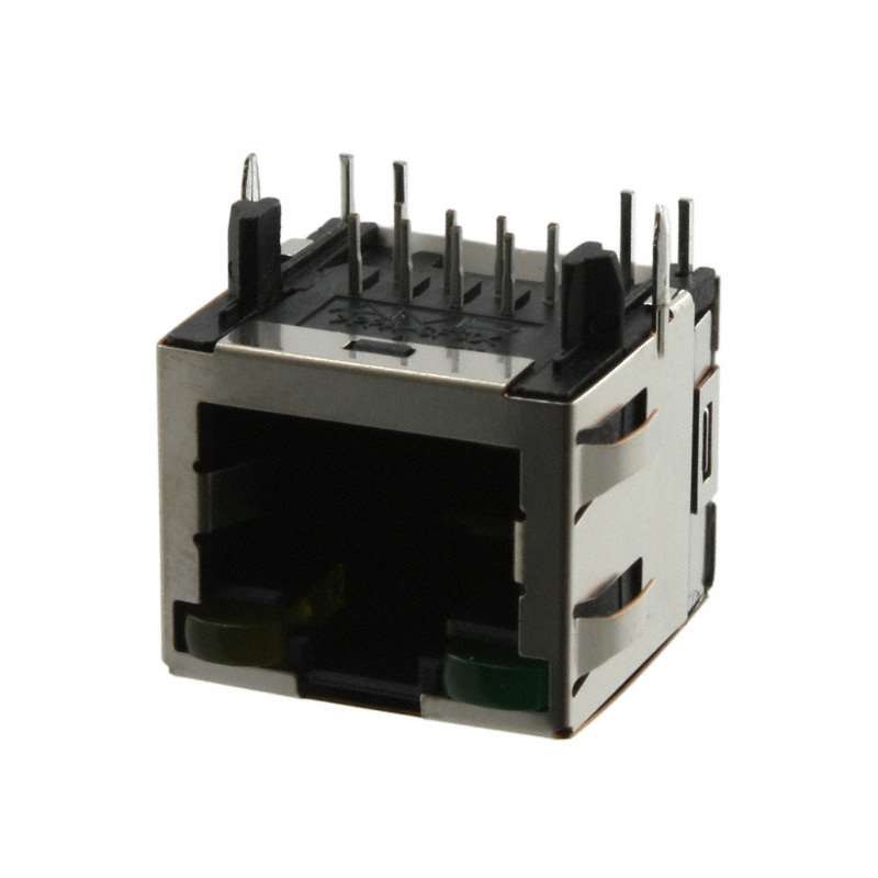 1 pcs : 1-406507-4 - CONN MOD JACK 8P8C R/A SHIELDED