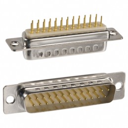 1 pcs : 172-E25-113R001 - CONN D-SUB PLUG 25P PNL MNT SLDR