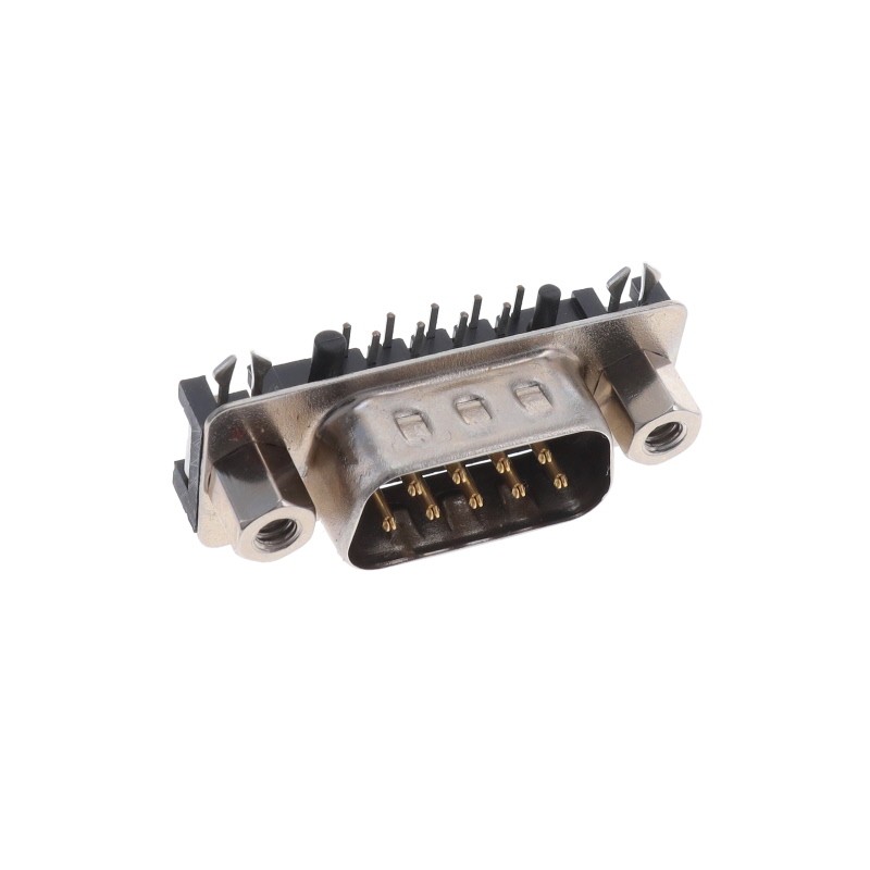 1 pcs : K31X-E9P-NJ - CONN D-SUB PLUG 9P SMD R/A SLDR