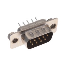 1 pcs : K85X-ED-9P-K - CONN D-SUB PLUG 9POS VERT SLDR