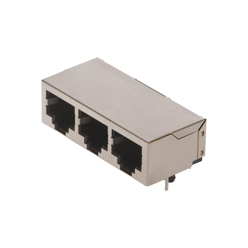 1 pcs : 09455511123 - CONN MOD JACK 8P8C R/A SHIELDED