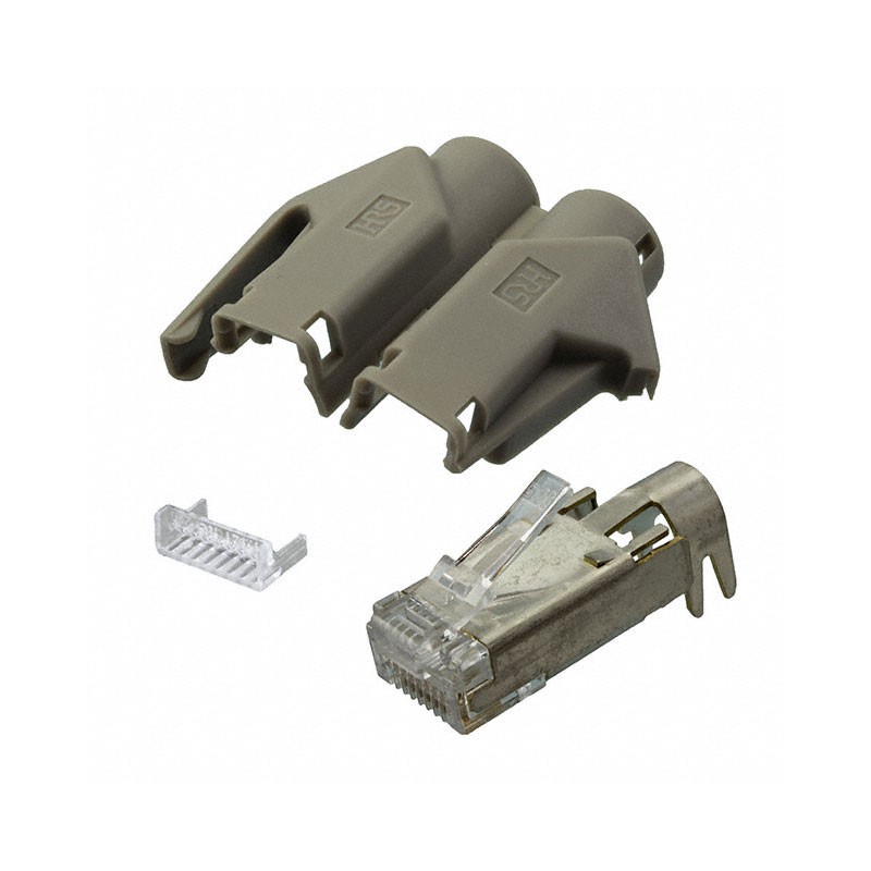 1 pcs : TM21P-88P(04) - CONN MOD PLUG 8P8C SHIELDED