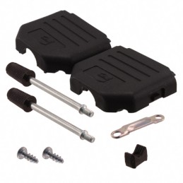 1 pcs : 09670150424 - CONN BACKSHELL 15POS 180DEG BLK