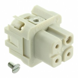 1 pcs : 0936010121 - 3P FEMALE INSERT 10A 250V, UL600