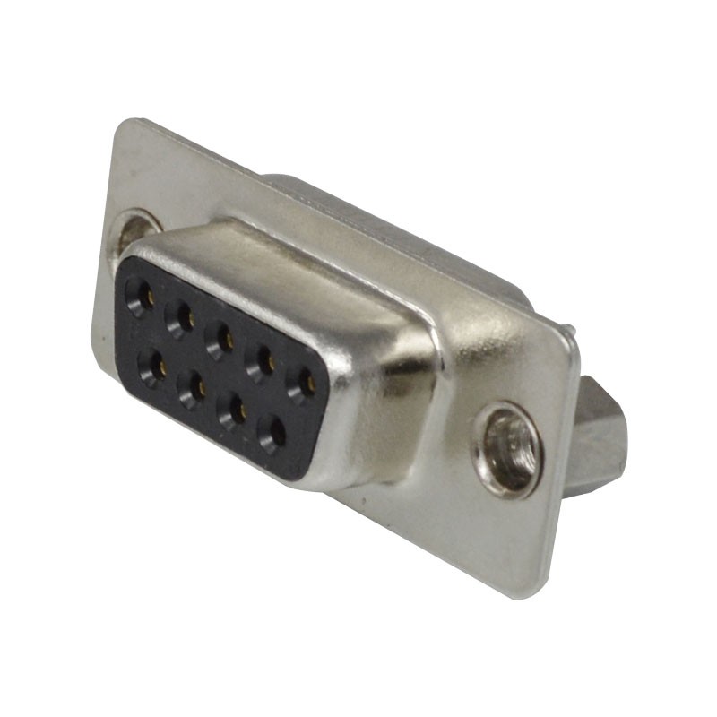 1 pcs : K85X-ED-9S-K - CONN D-SUB RCPT 9POS VERT SLDR