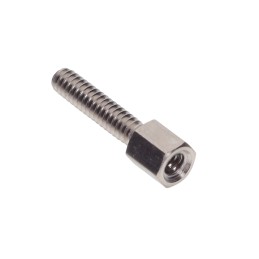 1 pcs : 09670019960 - D SUB_FEMALE SCREW LOCK_18 MM AL