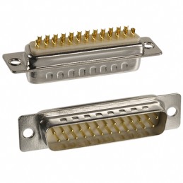 1 pcs : 172-E25-103R001 - CONN D-SUB PLUG 25POS PNL MNT