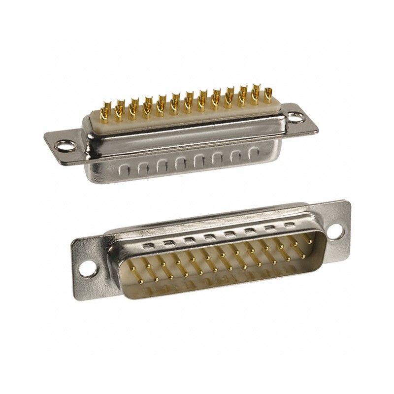 1 pcs : 172-E25-103R001 - CONN D-SUB PLUG 25POS PNL MNT