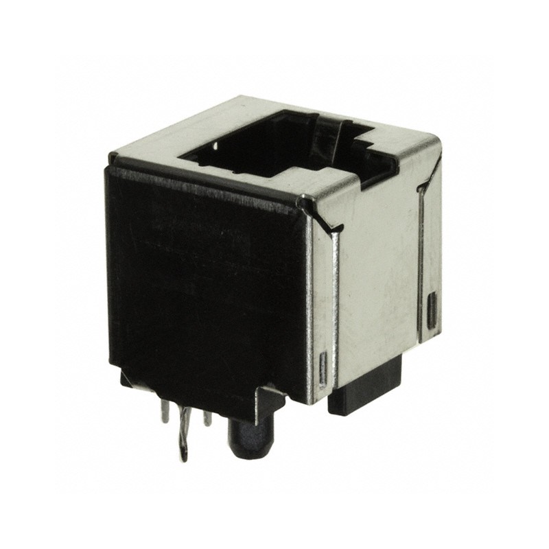 1 pcs : 6116202-1 - CONN MOD JACK 8P8C VERT SHIELDED