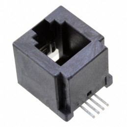 1 pcs : 634104149621 - CONN MOD JACK 4P4C VERT UNSHLD