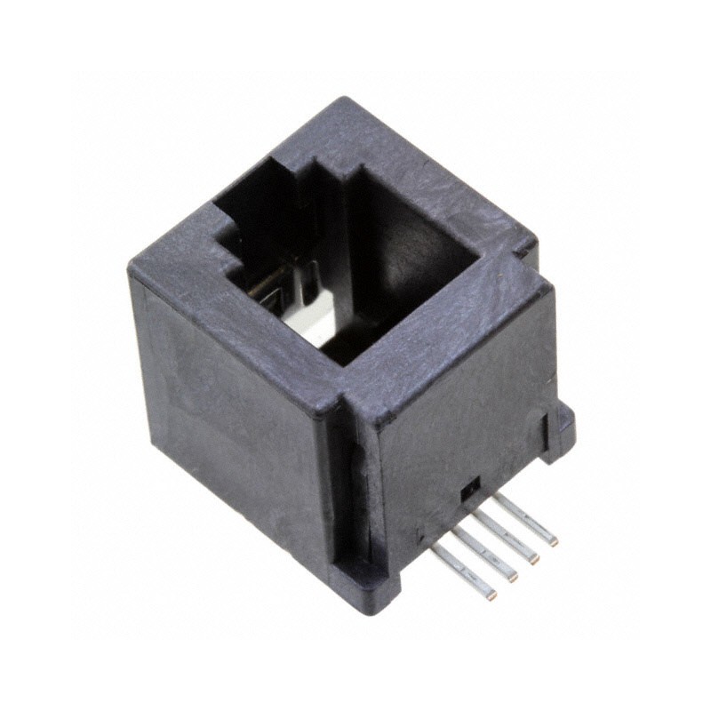 1 pcs : 634104149621 - CONN MOD JACK 4P4C VERT UNSHLD