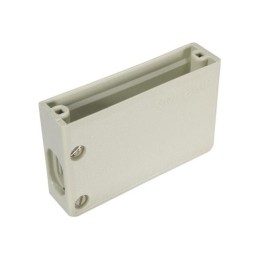 1 pcs : 09670500511 - CONN BACKSHELL 50POS 90DEG GRAY