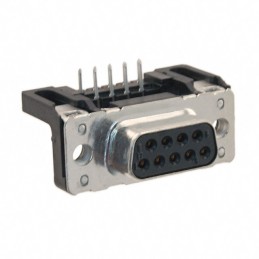 1 pcs : 09661126601 - CONN D-SUB RCPT 9POS R/A SLDR