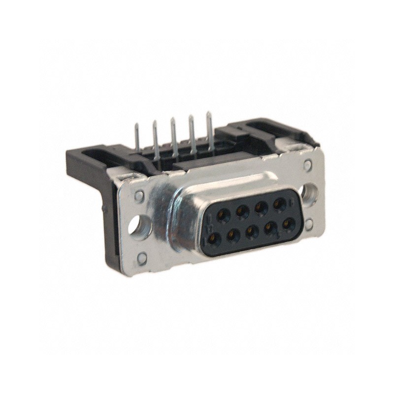 1 pcs : 09661126601 - CONN D-SUB RCPT 9POS R/A SLDR