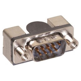 1 pcs : 09551667812741 - CONN D-SUB PLUG 9P SMD R/A SLDR
