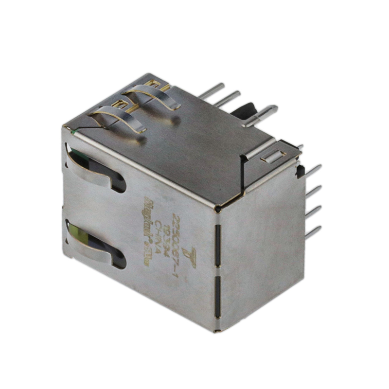 1 pcs : 2250067-1 - CONN JACK 1PORT 100 BASE-T PCB