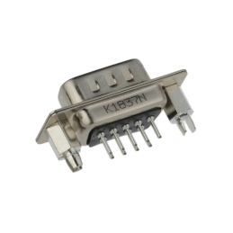 1 pcs : K85X-ED-9P-BR - CONN D-SUB PLUG 9POS VERT SLDR