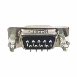 1 pcs : K85X-ED-9S-BR - CONN D-SUB RCPT 9POS VERT SLDR
