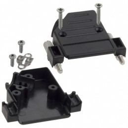 1 pcs : 974-015-010R011 - CONN BACKSHELL 15POS 40DEG BLACK