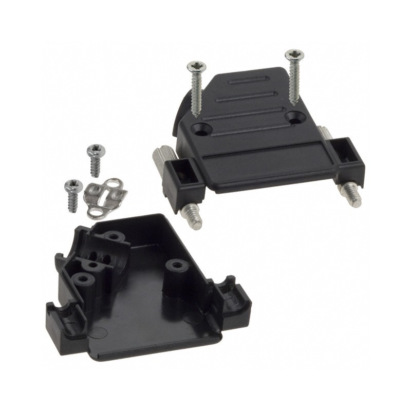 1 pcs : 974-015-010R011 - CONN BACKSHELL 15POS 40DEG BLACK