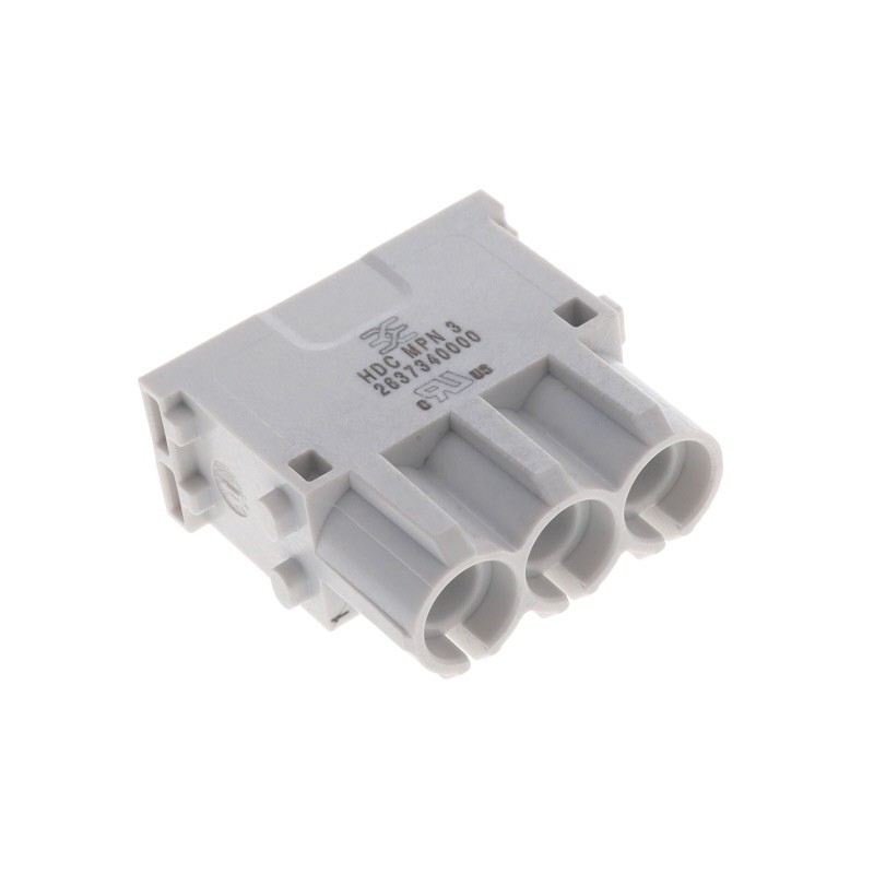 1 pcs : 2637340000 - PNEUMATIC CONNECTOR/HOUSING 3 PO