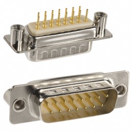 1 pcs : 172-E15-113R021 - CONN D-SUB PLUG 15P PNL MNT SLDR