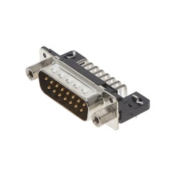 1 pcs : 09662626817 - CONN D-SUB PLUG 15POS R/A SLDR
