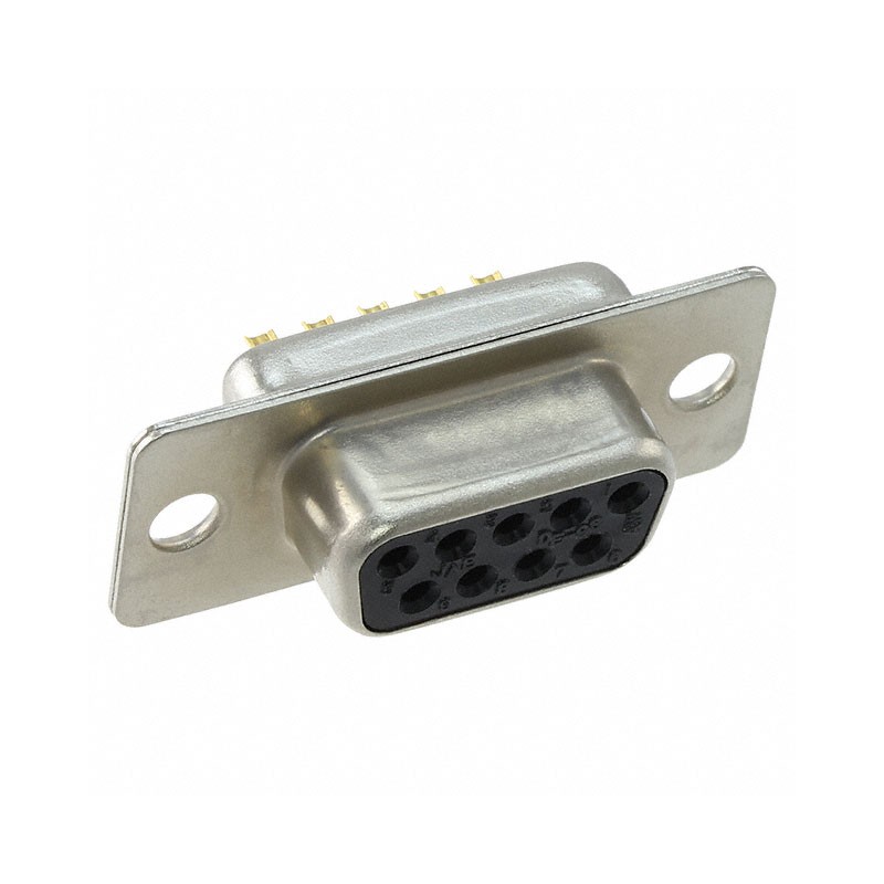 1 pcs : DE-9SF-N - CONN D-SUB RCPT 9POS PNL MNT