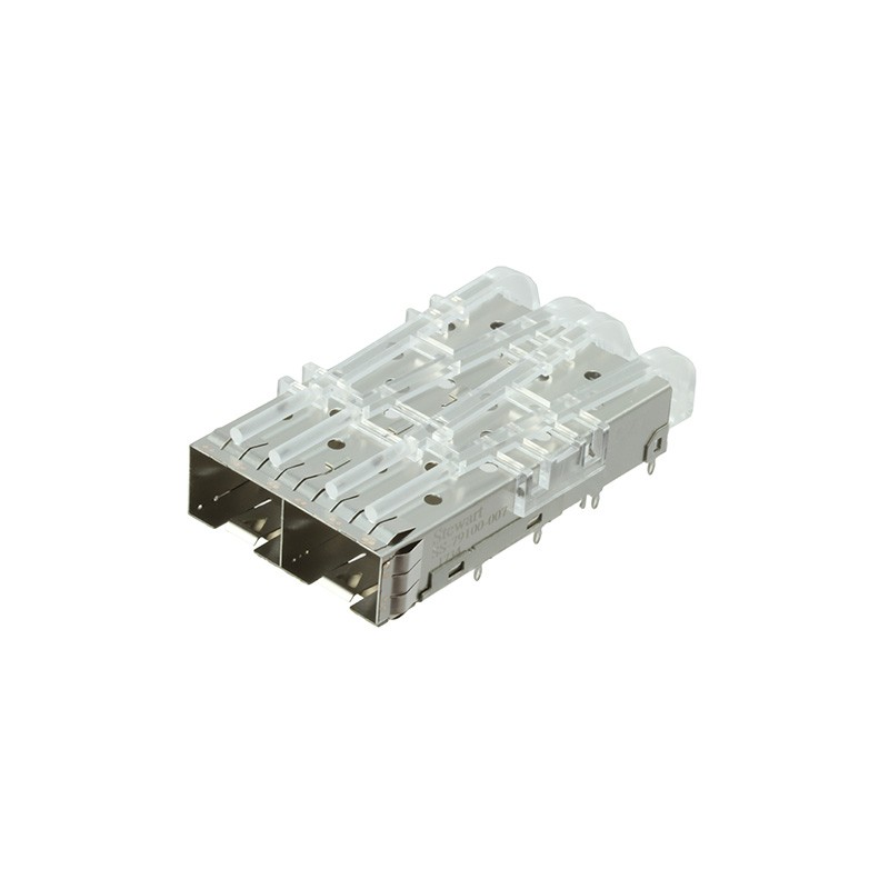 1 pcs : SS-79100-007 - CONN SFP+ CAGE 1X2 PRESS-FIT R/A