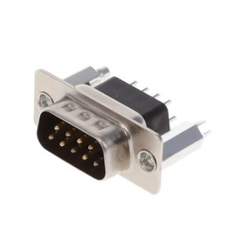 1 pcs : K88X-ED-9P-BR - CONN D-SUB PLUG 9POS VERT SLDR