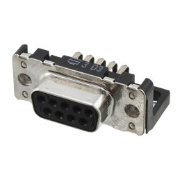 1 pcs : 09661527612 - CONN D-SUB RCPT 9POS R/A SLDR