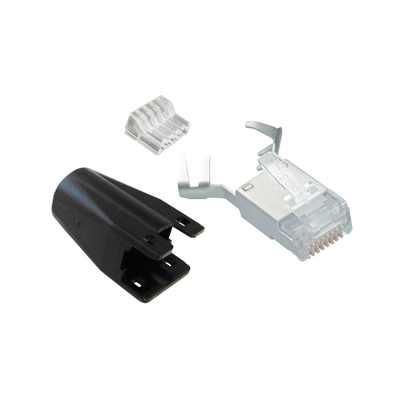 1 pcs : SS-39200-093 - CONN MOD PLUG CAT6A 8P8C SHLD