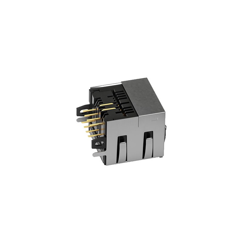 1 pcs : 615008160221 - CONN MOD JACK 8P8C R/A SHIELDED