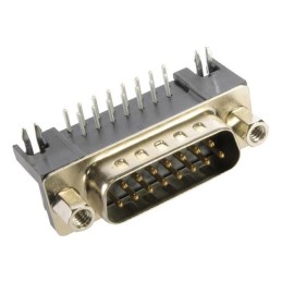1 pcs : 09682635813 - CONN D-SUB PLUG 15POS R/A SLDR