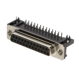 1 pcs : K22X-B25S-N - CONN D-SUB RCPT 25POS R/A SLDR