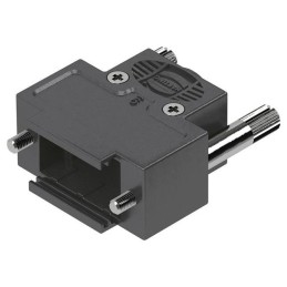1 pcs : 09670090432 - D-SUB 9PIN PLASTIC HOOD, TOP ENT