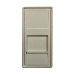 1 pcs : N042E-WHM1-S - 1-PORT EUROPEAN-STYLE INSERT, UN