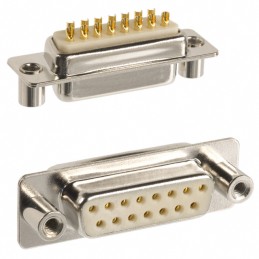 1 pcs : 172-E15-203R031 - CONN D-SUB RCPT 15POS PNL MNT