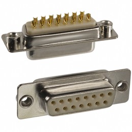 1 pcs : 172-E15-203R011 - CONN D-SUB RCPT 15POS PNL MNT