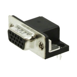 1 pcs : 09561525612 - CONN D-SUB HD RCPT 15P R/A SLDR