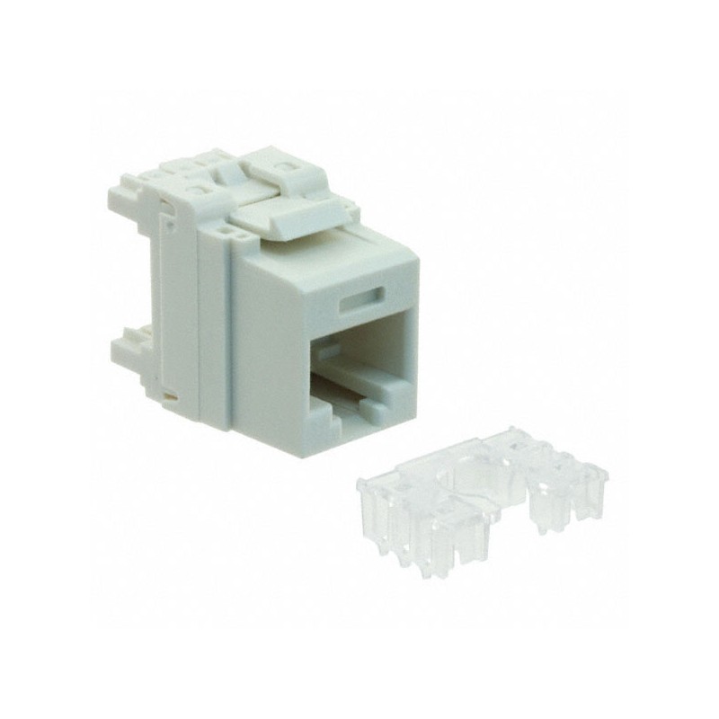 1 pcs : NKP5E88MIW - INSERT RJ45 JACK TO IDC CONN