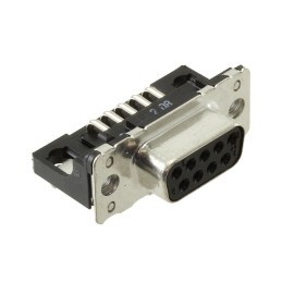 1 pcs : 09661526615 - CONN D-SUB RCPT 9POS R/A SLDR