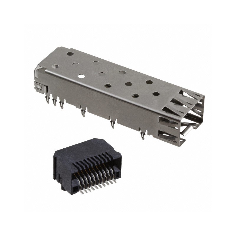 1 pcs : SFPK-PF - CONN SFP RCPT W/CAGE 20POS R/A