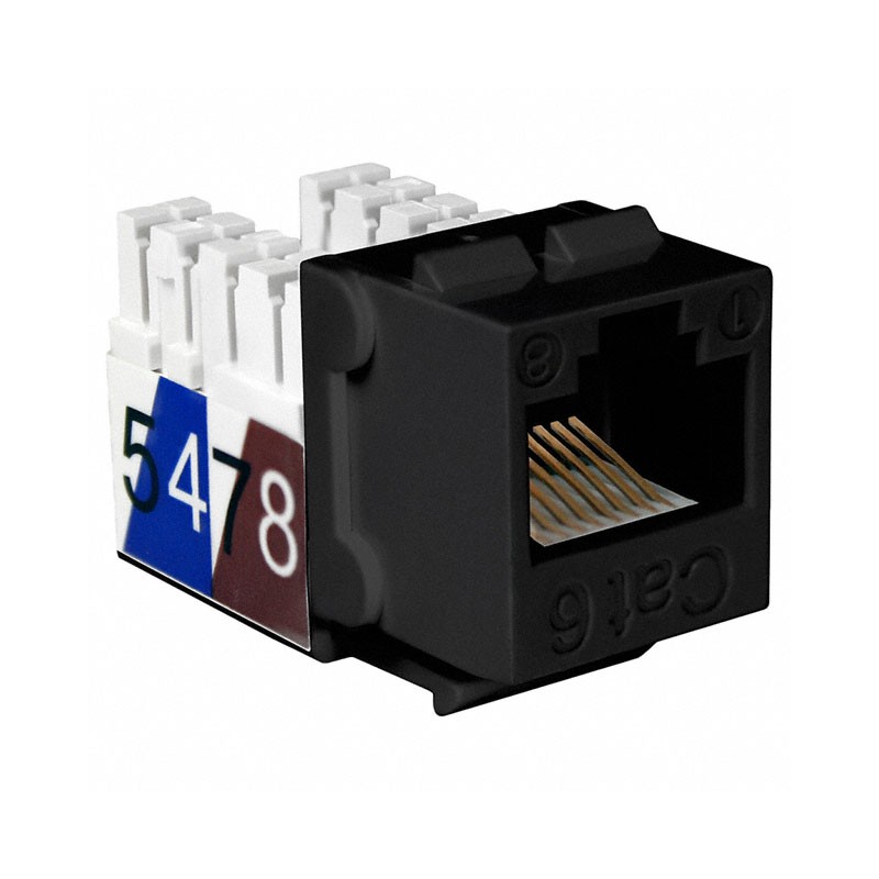 1 pcs : NKJ-6501 - CAT6 SLIMSTYLE 90 DEGREE KEYSTON