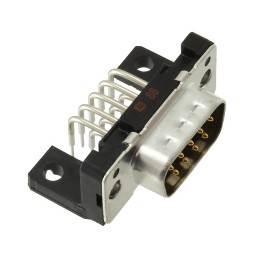 1 pcs : 09661226801 - CONN D-SUB PLUG 9POS R/A SLDR